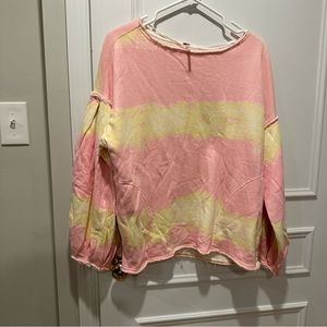 Free people balloon sleeve sweatshirt